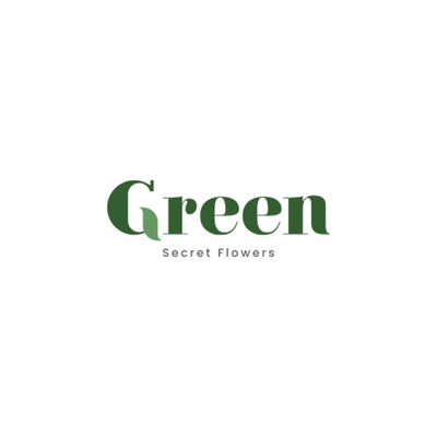 Green Secret Flowers Logo