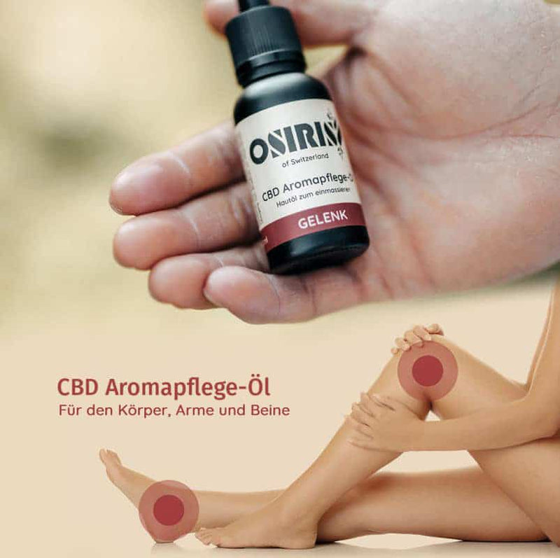 osiris- bio cbd gelenkwohl aromapflege mit johanniskraut -und arnika öl