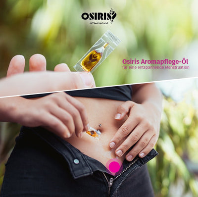 osiris- bio cbd aromapflege-öl für entspannende menstruation