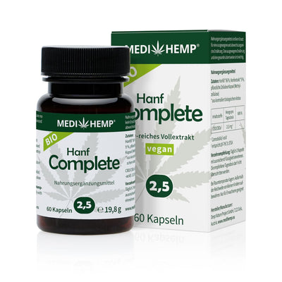 hempamed- bio hanf complete kapseln 2,5%