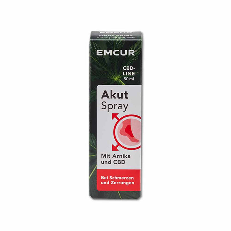 Emcur- Akut Spray mit Arnika und CBD | CBD BIO SHOP