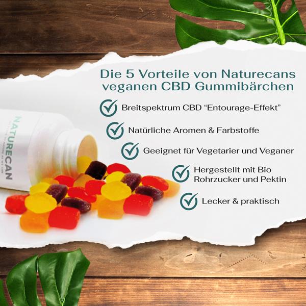naturecan- vegane bio cbd gummibärchen